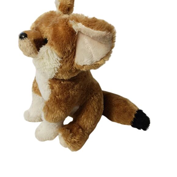 1972 Fiesta Vintage Realistic Red FOX Plush Stuffed Toy Large Ears Tail Standing - Picture 3 of 16
